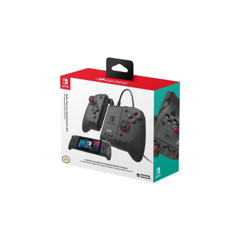 HORI Split Pad Pro Adapter Set, Gamepad(schwarz/transparent)