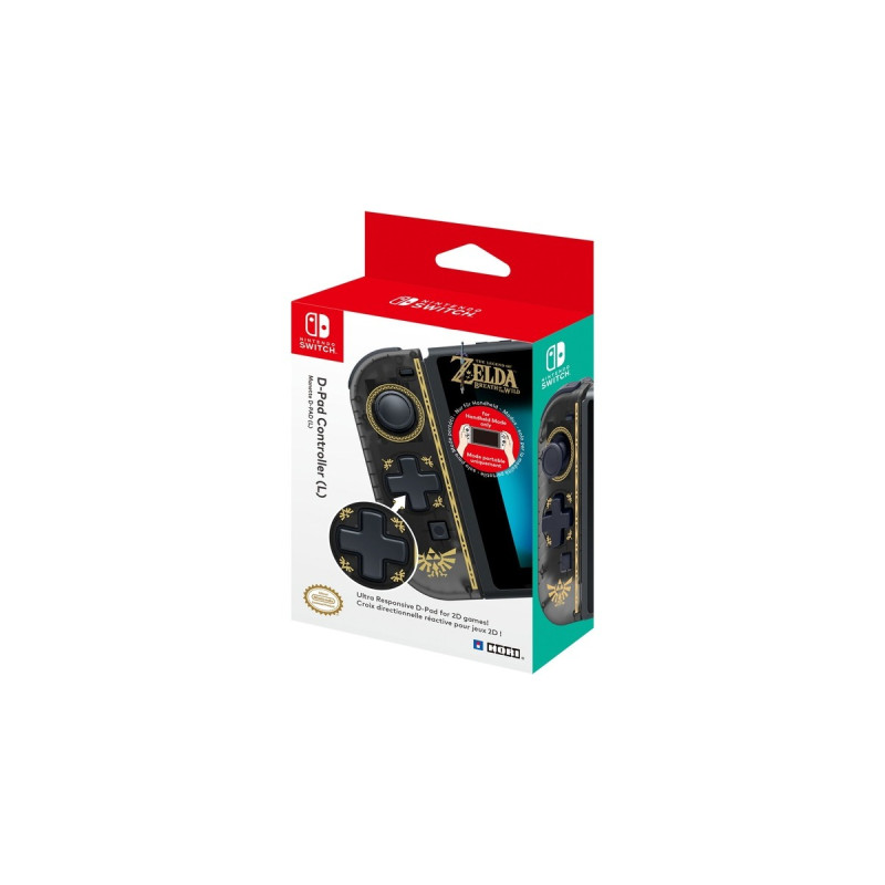 HORI Steuerkreuz-Controller (L) (Zelda), Gamepad(schwarz/transparent)