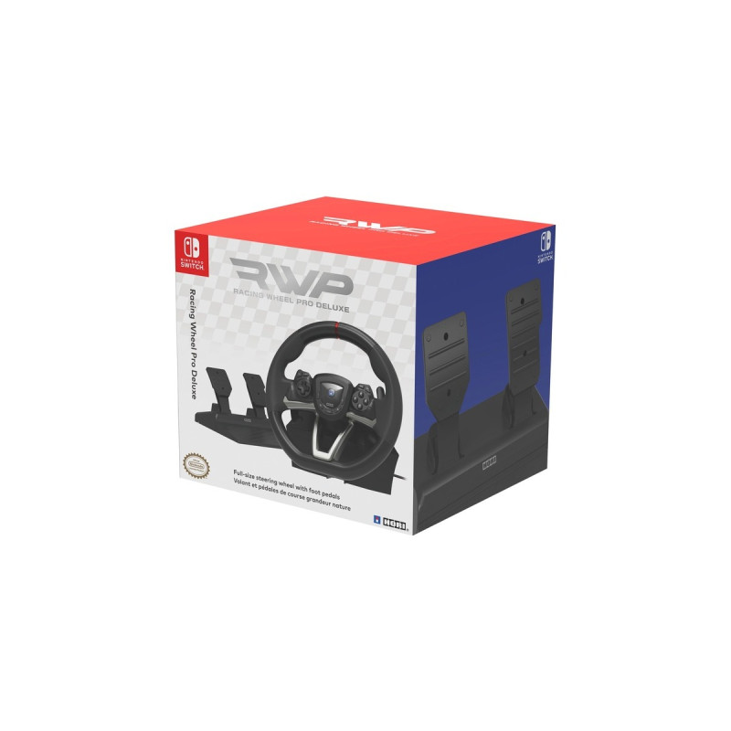 HORI Switch Racing Wheel Pro Deluxe, Lenkrad(schwarz)