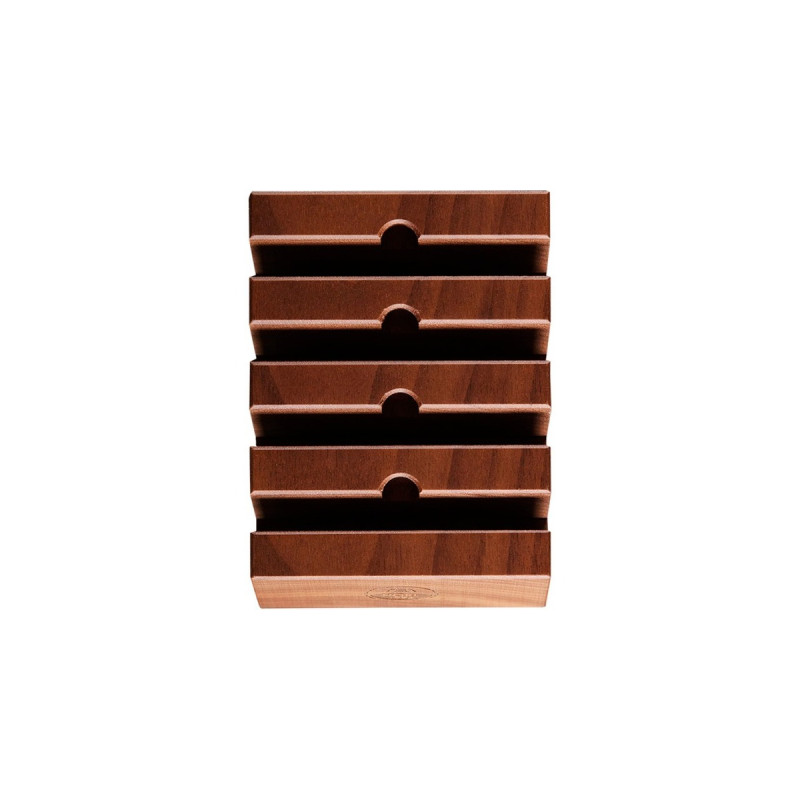 HORL Schleifscheiben Station, Nussbaum, Halterung(dunkelbraun)