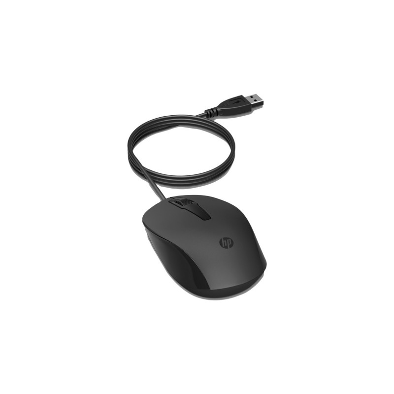 HP 150 Wired Mouse, Maus(schwarz)