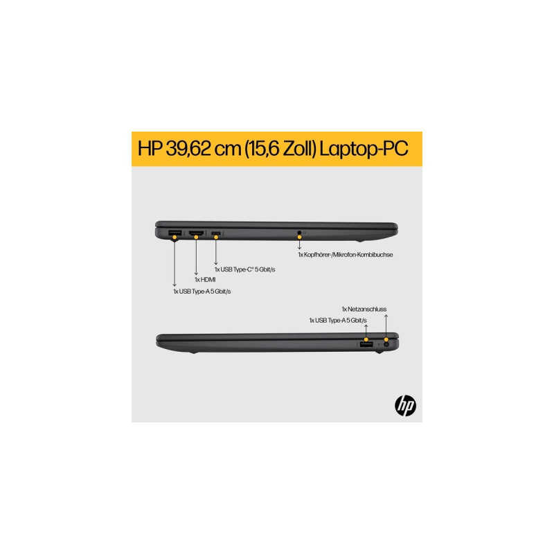 HP 15-fc0155ng, Notebook(schwarz, ohne Betriebssystem, 39.6 cm (15.6 Zoll), 512 GB SSD)