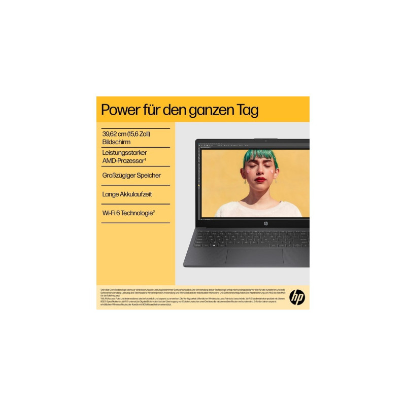 HP 15-fc0155ng, Notebook(schwarz, ohne Betriebssystem, 39.6 cm (15.6 Zoll), 512 GB SSD)