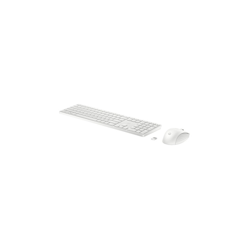 HP 650 Wireless-Tastatur und -Maus, Desktop-Set(weiß, DE-Layout)
