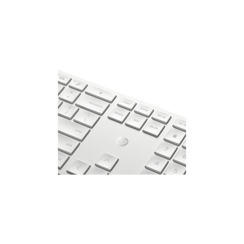 HP 650 Wireless-Tastatur und -Maus, Desktop-Set(weiß, DE-Layout)