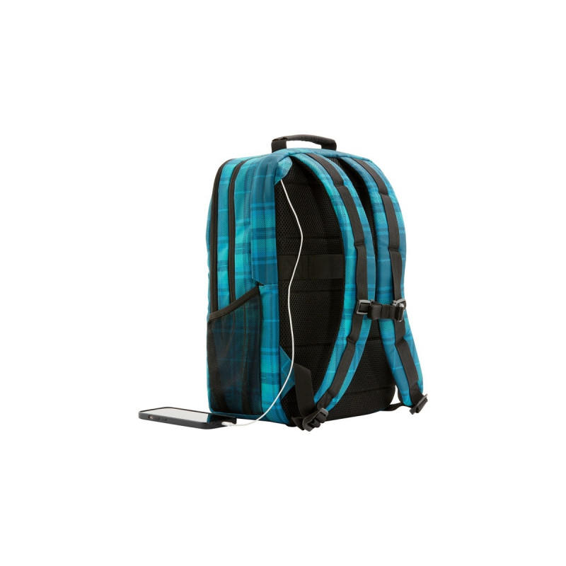 HP Campus XL Rucksack (Tartan Plaid)(mint/schwarz, 40,9 cm (16,1 Zoll))