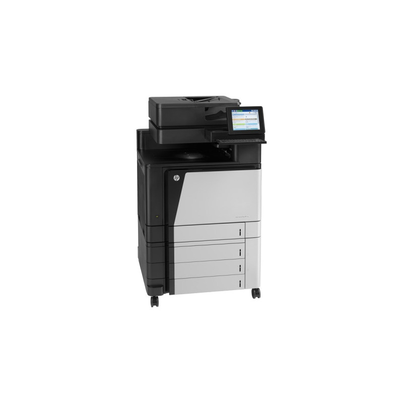 HP Color LaserJet Enterprise Flow M880z (A2W75A), Multifunktionsdrucker(grau/schwarz, USB/LAN Farblaser, Scan, Kopie, Fax)