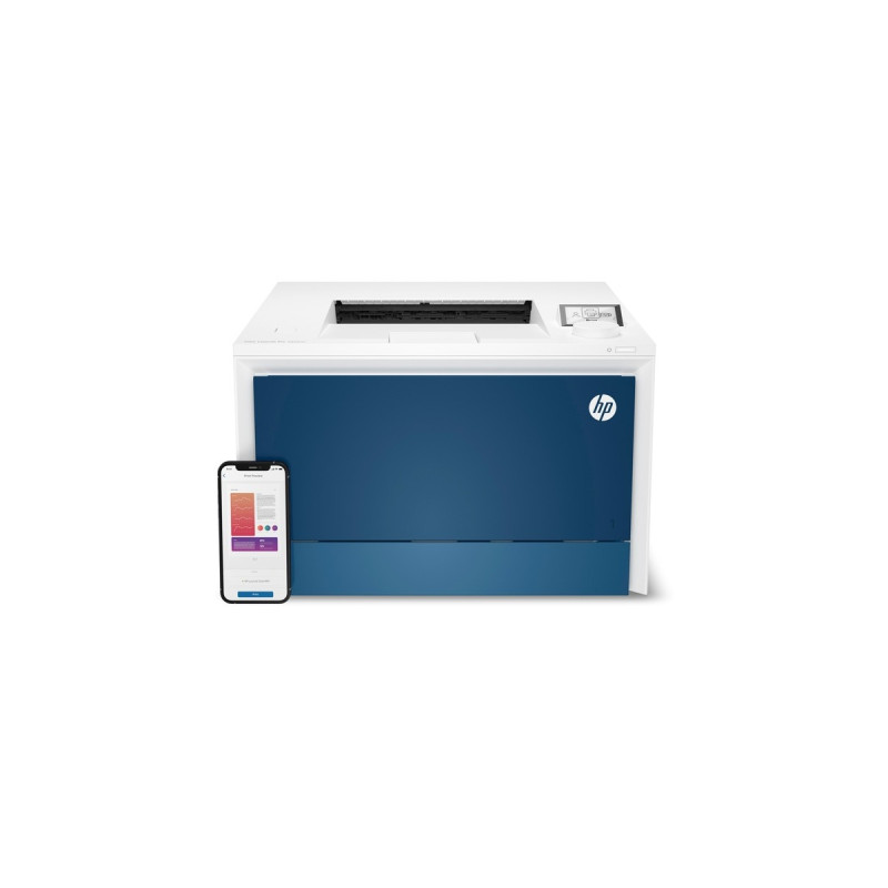 HP Color LaserJet Pro 4202dn, Farblaserdrucker(weiß/blau, USB, LAN)