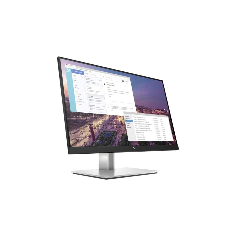 HP E23 G4, LED-Monitor(58.42 cm (23 Zoll), schwarz/silber, FullHD, IPS, HDMI)