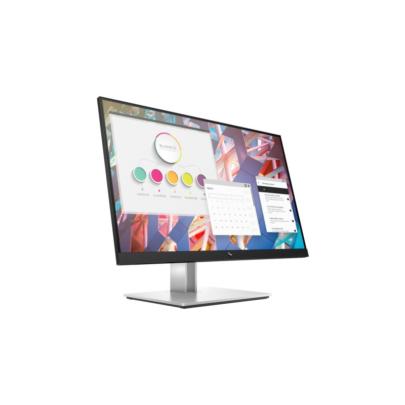 HP E24 G4, LED-Monitor(60.47 cm (23.8 Zoll), schwarz, FullHD, IPS, USB-Hub)