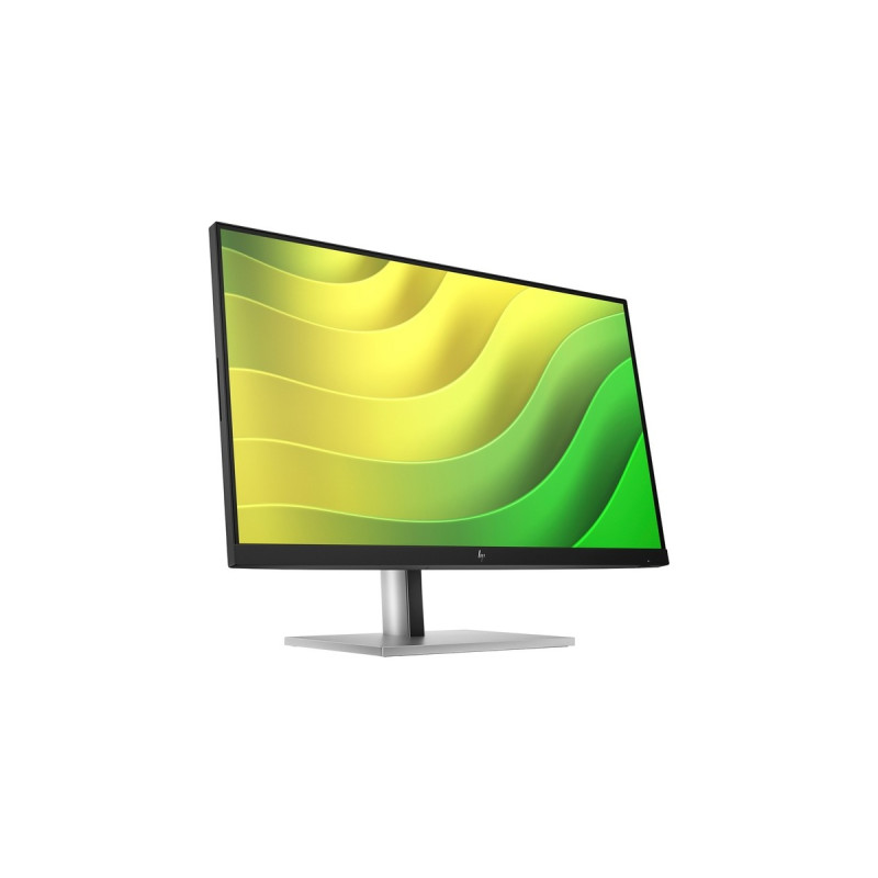 HP E24q G5, LED-Monitor(60.5 cm (23.8 Zoll), schwarz/silber, QHD, IPS, DisplayPort, HDMI, USB-Hub, Pivot)