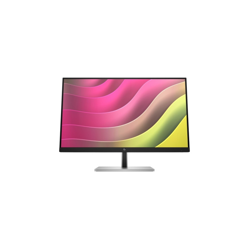 HP E24t G5, LED-Monitor(60.5 cm (23.8 Zoll), schwarz/silber, Full HD, IPS, DisplayPort, HDMI, USB-Hub, Pivot, Touch)