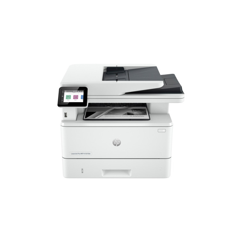 HP LaserJet Pro MFP 4102dw, Multifunktionsdrucker(grau, USB, LAN, WLAN, Scan, Kopie)