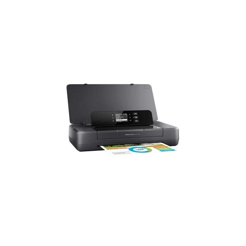 HP OfficeJet 200 Mobildrucker, Tintenstrahldrucker(schwarz)