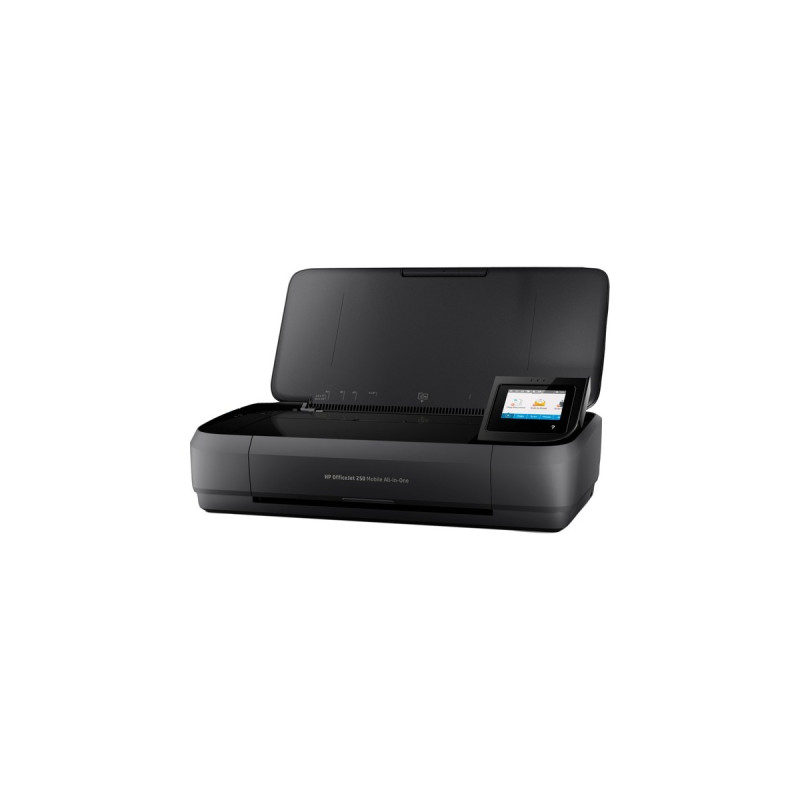 HP OfficeJet 250 Mobiler All-in-One-Drucker, Multifunktionsdrucker(schwarz, USB/WLAN, Scan, Kopie)
