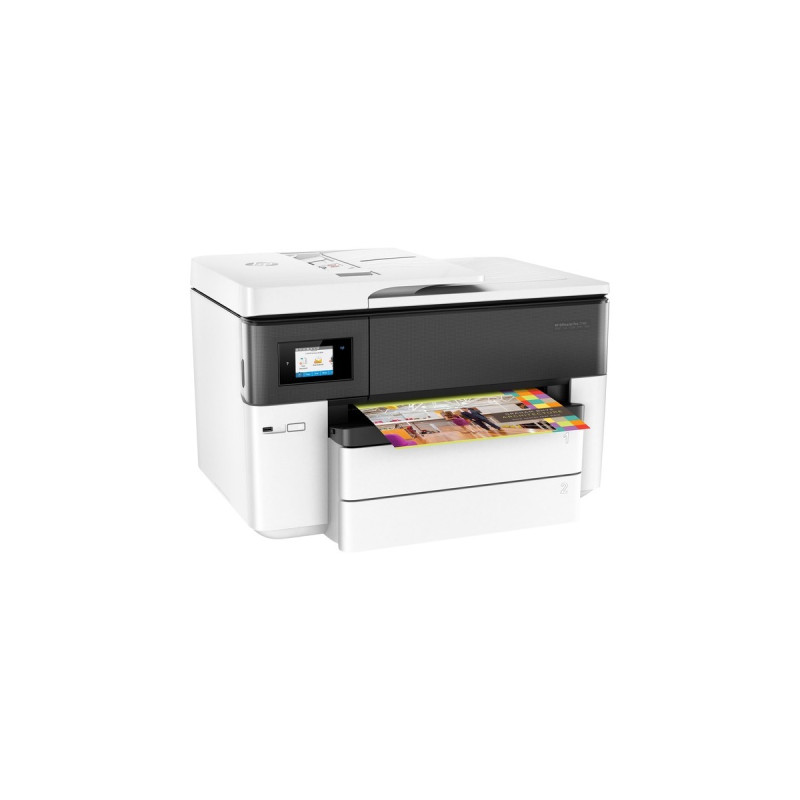 HP OfficeJet 7740 All-in-One, Multifunktionsdrucker(schwarz/grau, USB, LAN, WLAN, Scan, Kopie, Fax)
