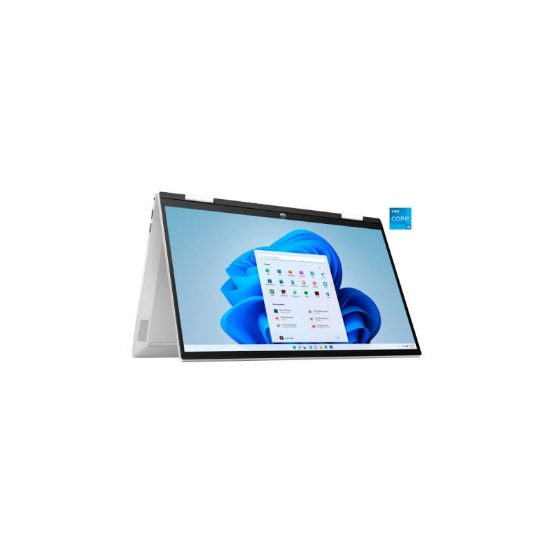 HP Pavilion x360 15-er1053ng, Notebook(silber, Windows 11 Home 64-Bit, 39.6 cm (15.6 Zoll), 256 GB SSD)