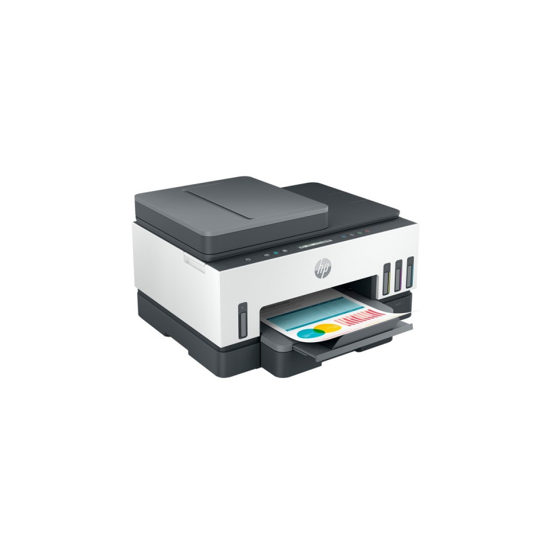 HP Smart Tank 7305 All-in-One, Multifunktionsdrucker(grau/weiß, USB, LAN, WLAN, Scan, Kopie)