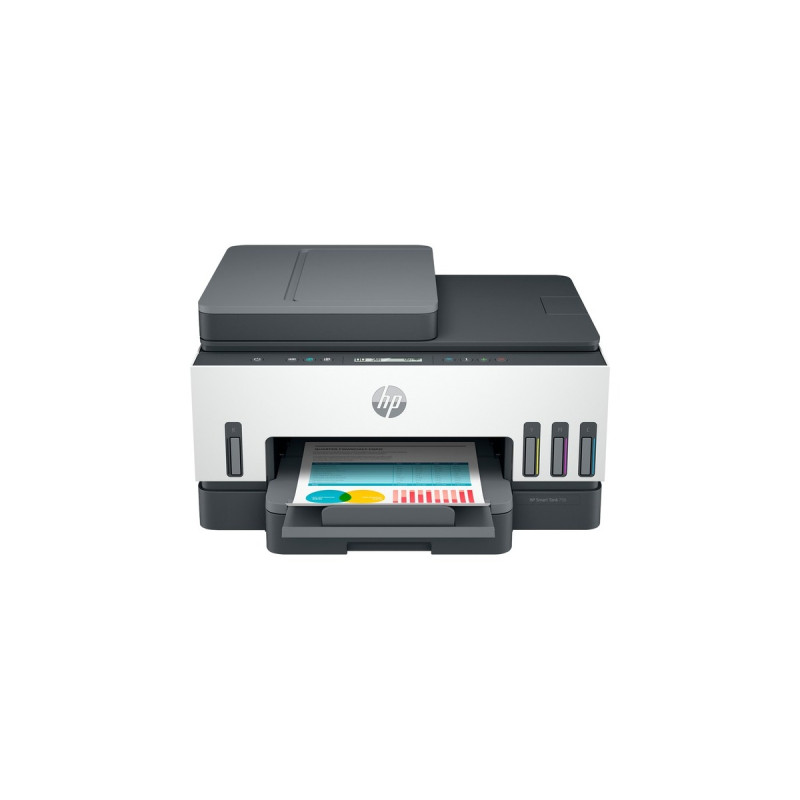 HP Smart Tank 7305 All-in-One, Multifunktionsdrucker(grau/weiß, USB, LAN, WLAN, Scan, Kopie)