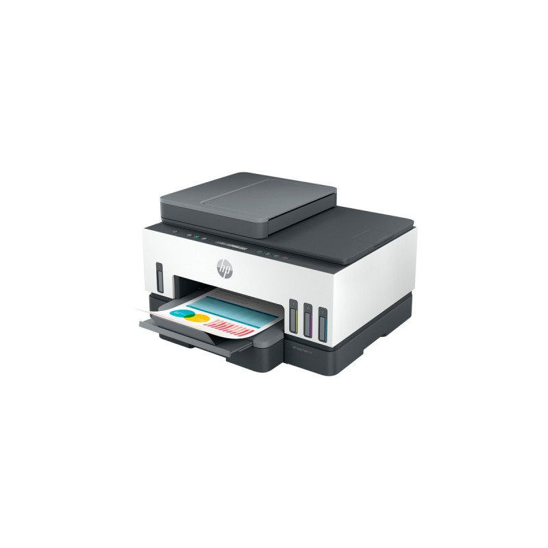 HP Smart Tank 7305 All-in-One, Multifunktionsdrucker(grau/weiß, USB, LAN, WLAN, Scan, Kopie)