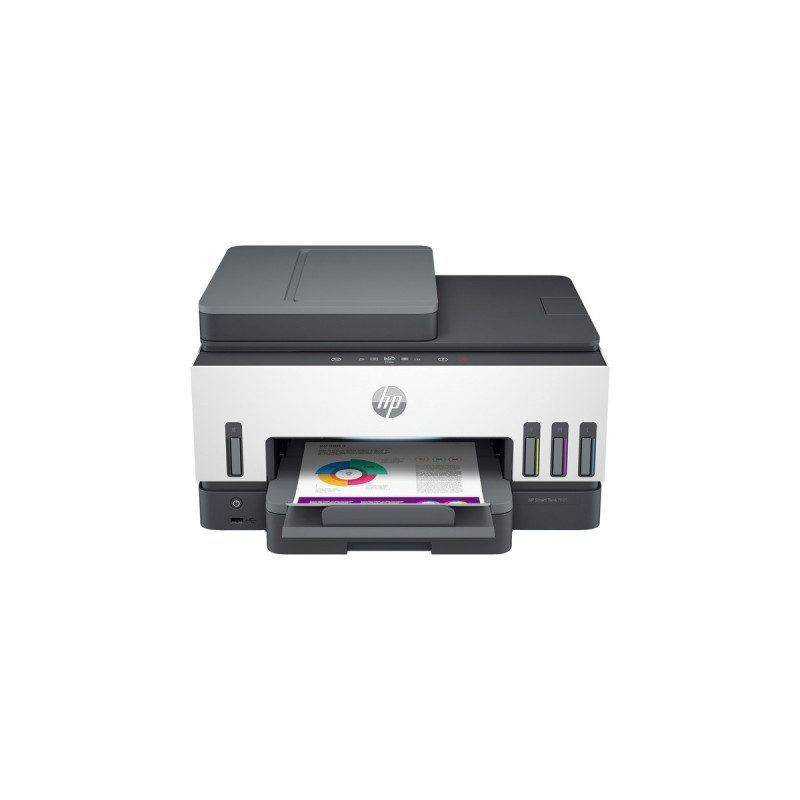 HP Smart Tank 7605, Multifunktionsdrucker(grau/weiß, USB, LAN, WLAN, Bluetooth)