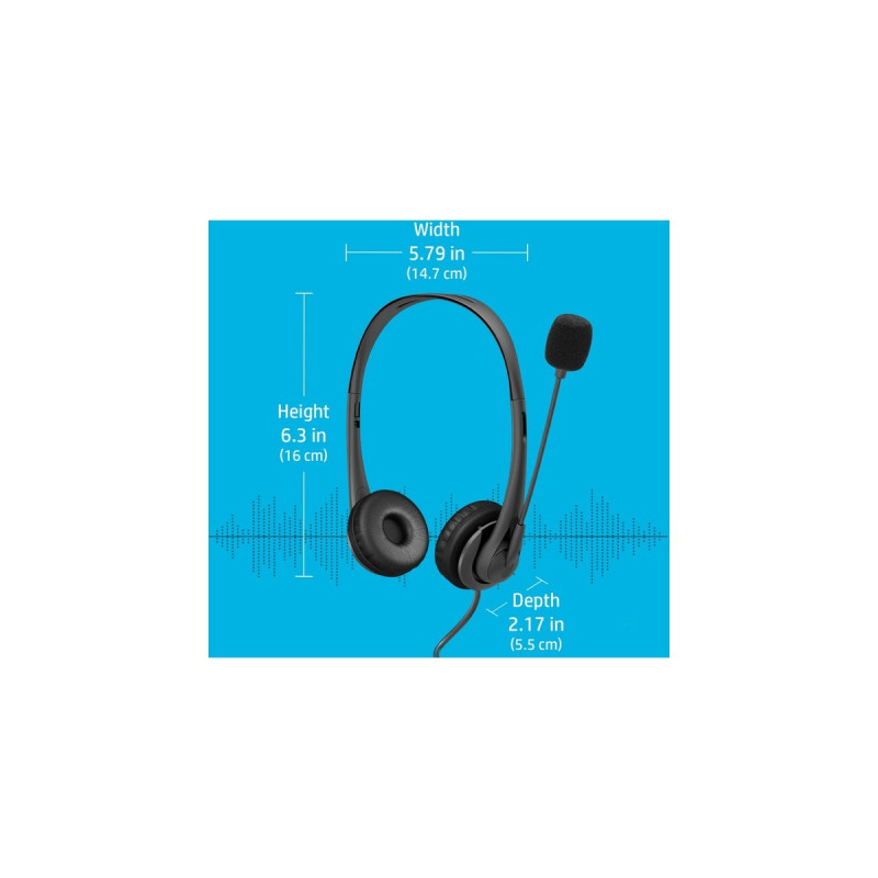 HP Stereo-USB-Headset G2(schwarz)