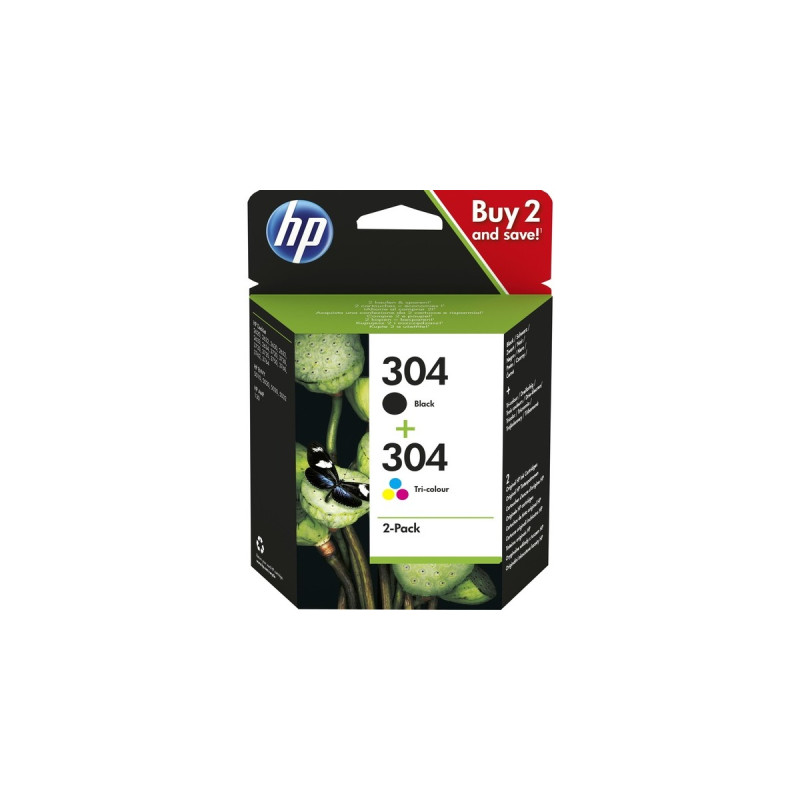 HP Tinte 2er-Pack Nr. 304 (3JB05AE)