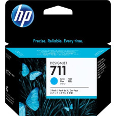 HP Tinte cyan Nr. 711 (CZ134A)(Dreierpack)