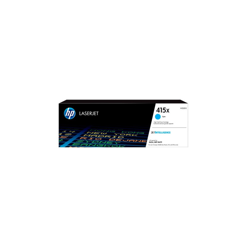 HP Toner cyan 415X (W2031X)