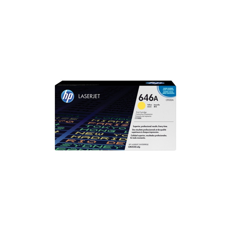 HP Toner gelb 646A (CF032A)