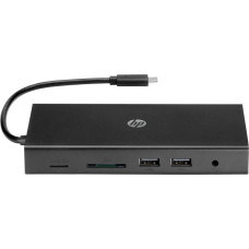 HP Travel USB-C Multi Port Hub EURO, USB-Hub(schwarz)