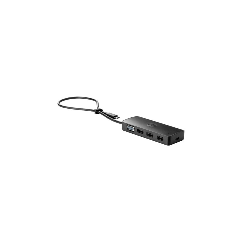 HP USB-C Reisehub G2, Dockingstation(schwarz, USB-A, HDMI, VGA)