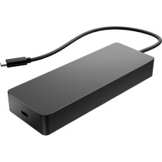 HP Universal USB-C Multiport Hub, Dockingstation(schwarz, USB-A, USB-C, HDMI, DisplayPort, RJ45)
