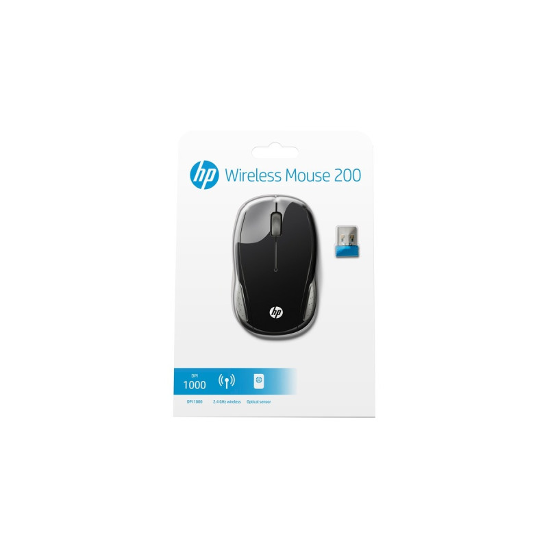 HP Wireless Maus 200(schwarz)