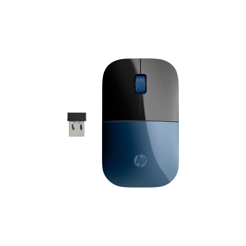 HP Wireless-Maus Z3700(schwarz/blau, Lumiere Blue)