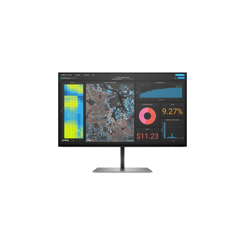 HP Z24f, LED-Monitor(61 cm (24 Zoll), schwarz, FullHD, IPS, 60 Hz, HDMI)