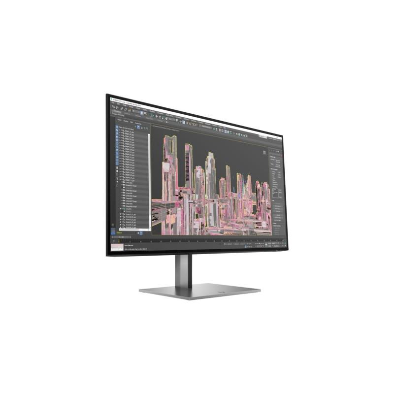 HP Z27u G3, LED-Monitor(69 cm (27 Zoll), schwarz/silber, QHD, IPS, USB-C, HDMI)