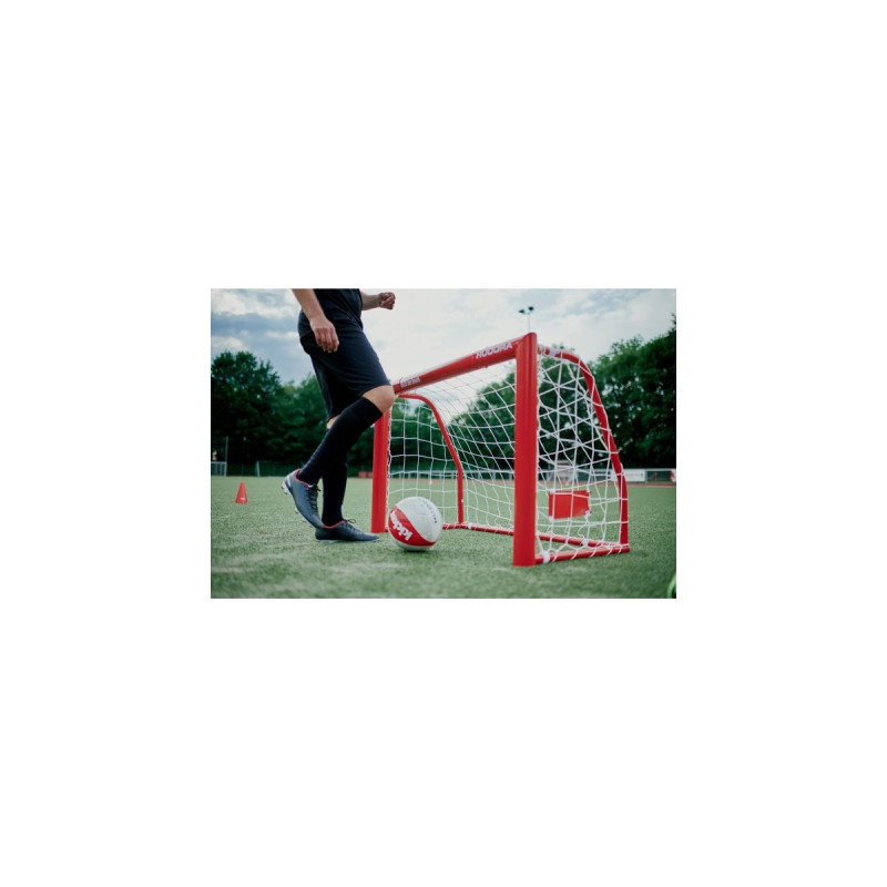 HUDORA Expert 120 kicker Edition, Fußballtor(rot/weiß)