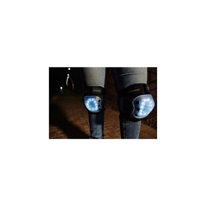 HUDORA LED Protektoren(schwarz, Gr. M)