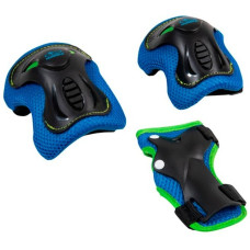 HUDORA Protektoren Set Kids(schwarz/blau, Größe S)