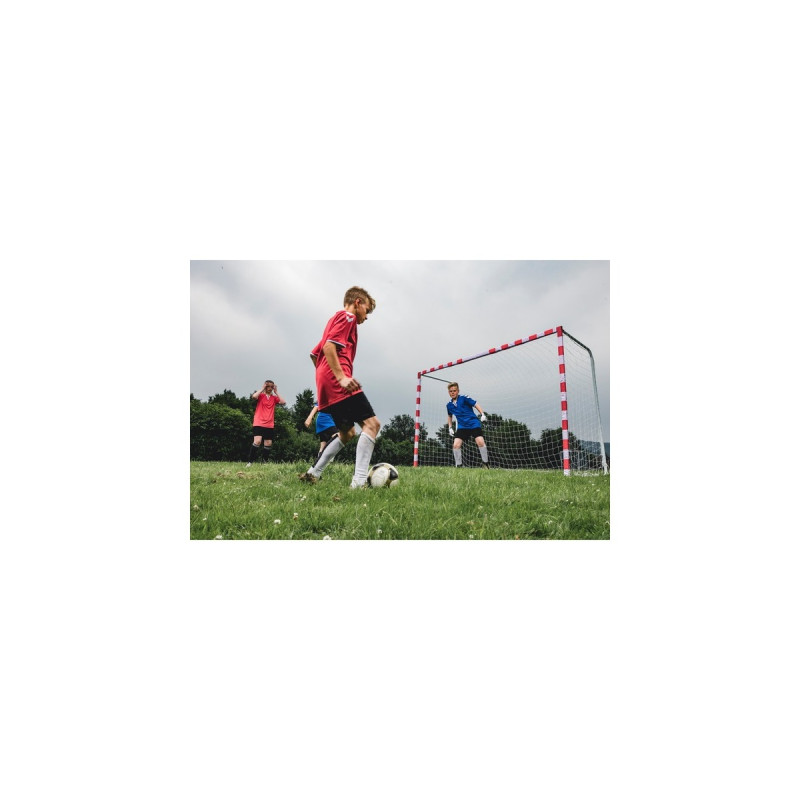 HUDORA Tor Allround 300, Fußballtor(weiß/rot)