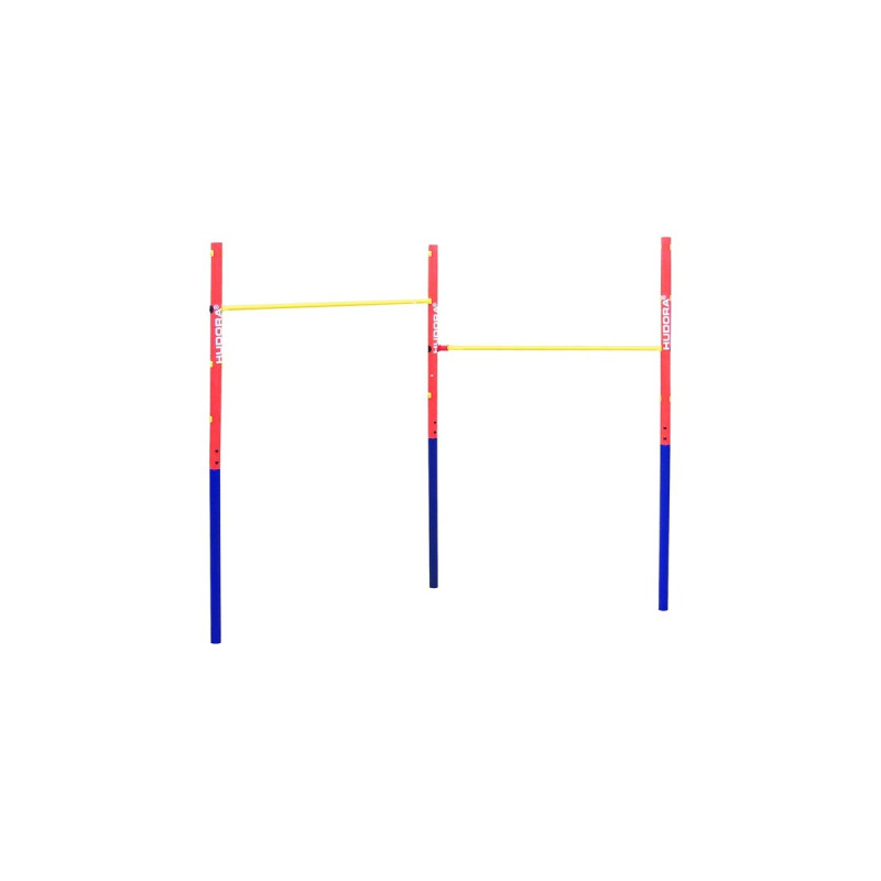 HUDORA Turnreck Fabian Doppel (Set), Fitnessgerät(rot/blau)