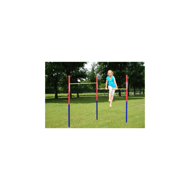 HUDORA Turnreck Fabian Doppel (Set), Fitnessgerät(rot/blau)