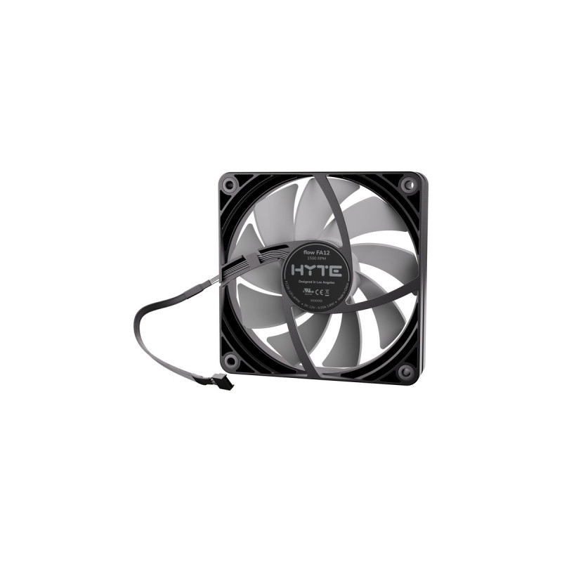 HYTE Flow FA12 Triple Fan Pack, Gehäuselüfter(schwarz/grau, 3er Pack)