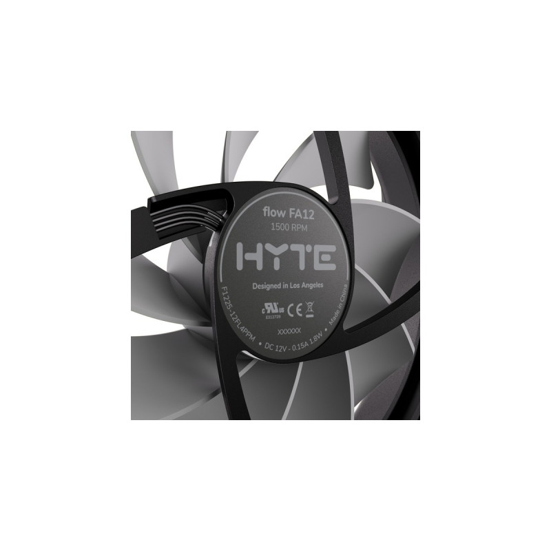 HYTE Flow FA12 Triple Fan Pack, Gehäuselüfter(schwarz/grau, 3er Pack)