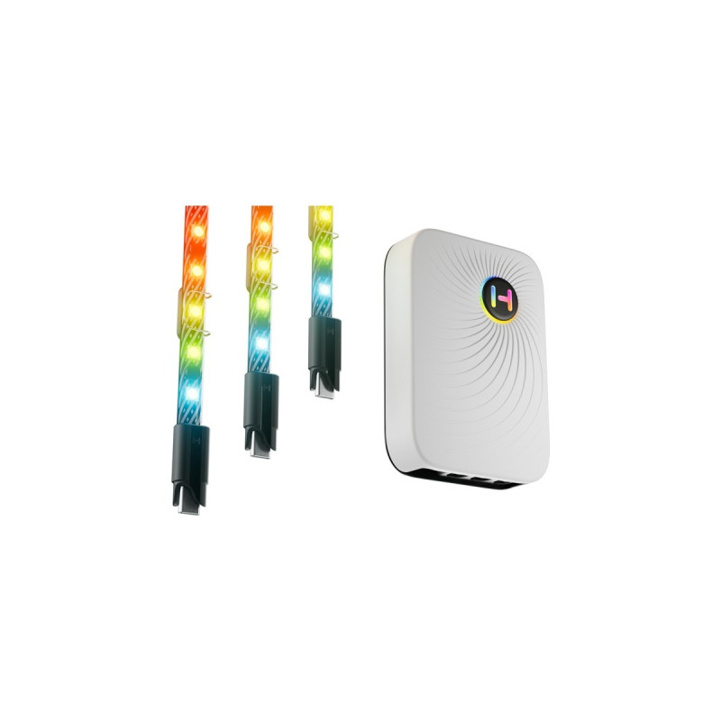 HYTE LS10 qRGB LED Strip 3er-Pack + Nexus Portal, LED-Streifen