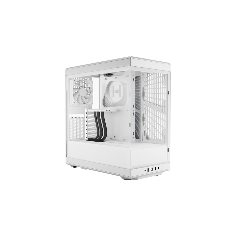 HYTE Y40 Snow White, Tower-Gehäuse(weiß, Tempered Glass)