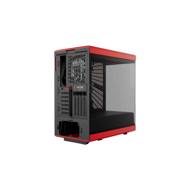 HYTE Y40, Tower-Gehäuse(rot/schwarz, Tempered Glass)
