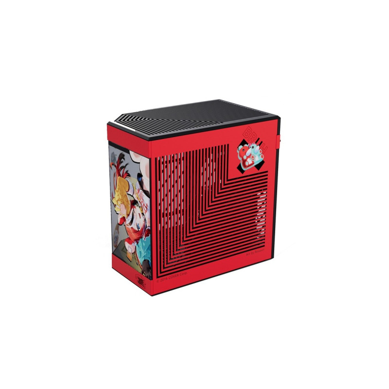 HYTE Y60 HAKOS BAELZ CASE BUNDLE, Tower-Gehäuse(rot/schwarz, Limited Edition, inkl. Mauspad: 800 mm x 380 mm)