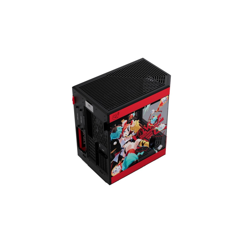 HYTE Y60 HAKOS BAELZ CASE BUNDLE, Tower-Gehäuse(rot/schwarz, Limited Edition, inkl. Mauspad: 800 mm x 380 mm)